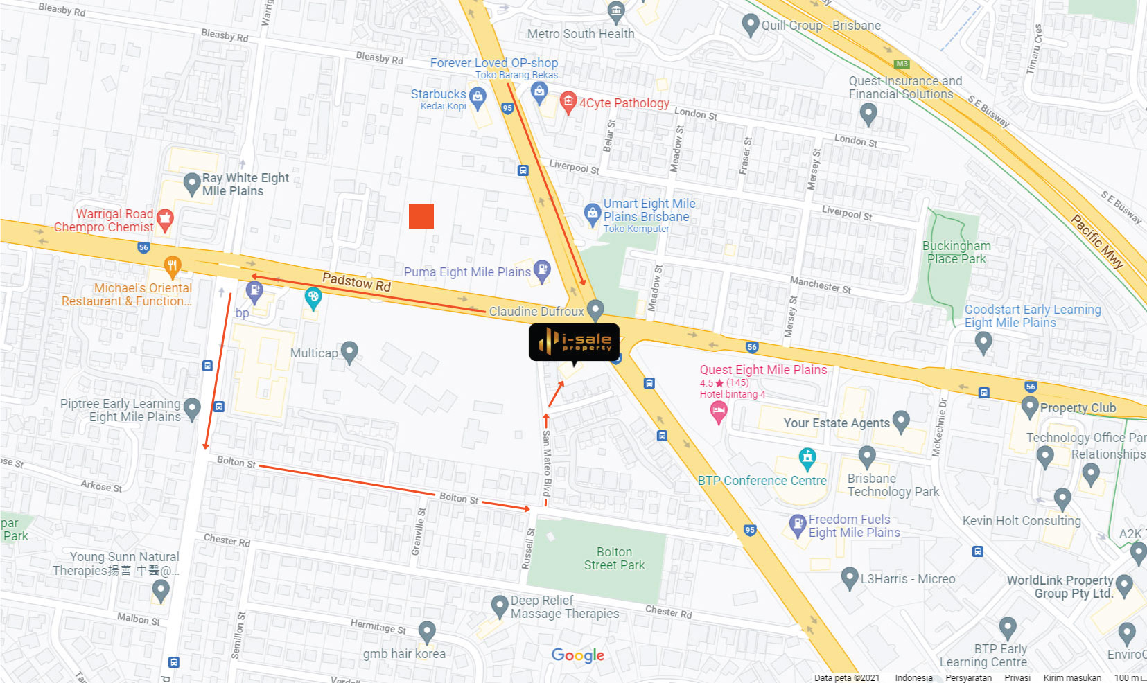 Map-Isale-road